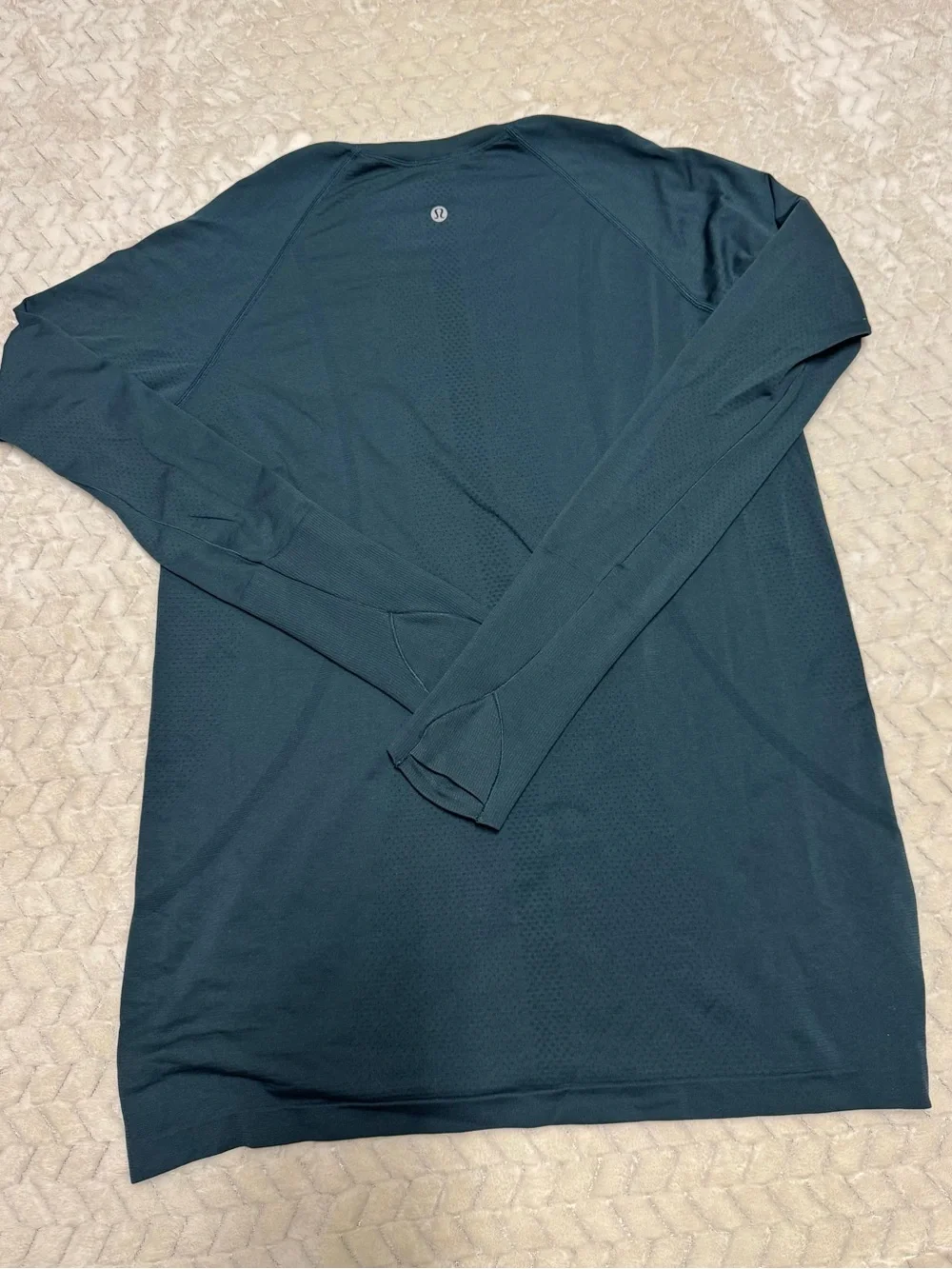 Green Lululemon X Peloton dri fit tee in size 12
